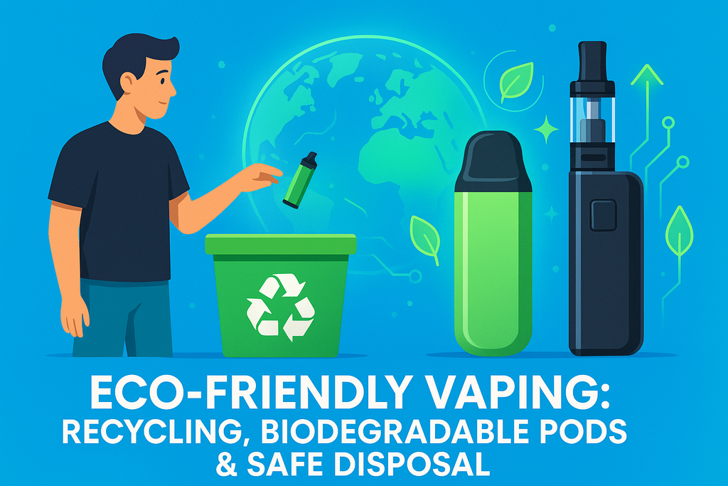 Eco-Friendly Vaping: Recycling, Biodegradable Pods & Safe Disposal