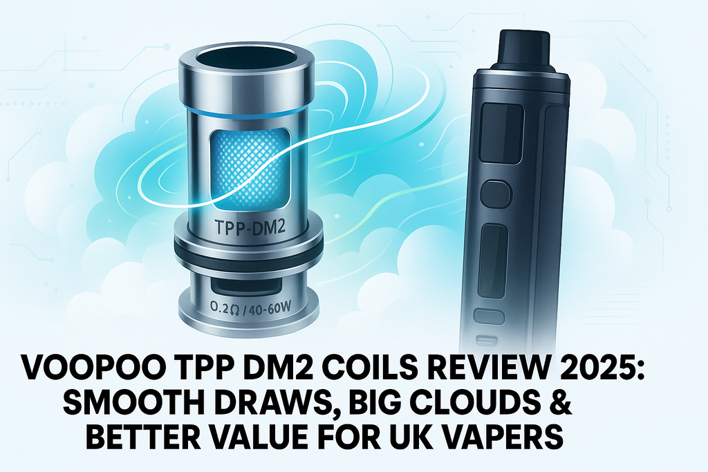 Voopoo TPP DM2 Coils Review 2025: Smooth Draws, Big Clouds & Better Value for UK Vapers