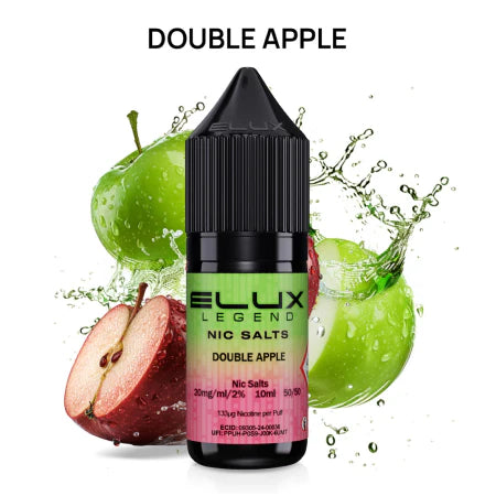 Elux NIC Double Apple E-Liquid UK - Buy Elux Nicotine Vape Juice Online