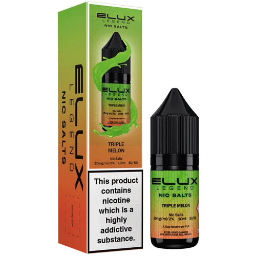 Elux NIC Triple Melon E-Liquid UK - Buy Elux Nicotine Vape Juice Online