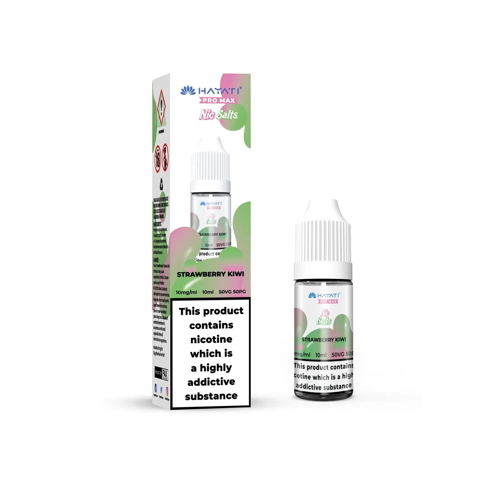 Hayati Pro Max Energy Ice Nic Salt E-Liquid UK - High Flavour Hayati Nicotine Salt Vape UK