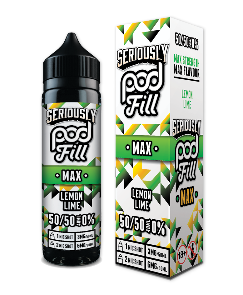 60ml Pod Fill Max Vape Juice UK - Buy 50/50 E-Liquid Online
