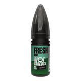 Riot Squad Bar EDTN Fresh Mint vape juice bottle with 10mg nicotine strength for refreshing flavor.