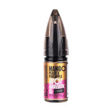 RIOT SQUAD BAR EDTN Mango Peach Pineapple flavor vape bottle with nicotine strength options.