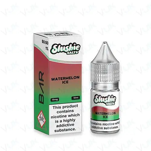 Slushie Bar Salts Peach Ice Nic Salt E-Liquid UK - Buy Slushie Nicotine Salt Vape Liquid
