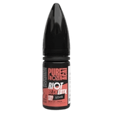 RIOT SQUAD Hybrid NICS e-liquid bottle with 20mg nicotine, featuring bold red and black design.