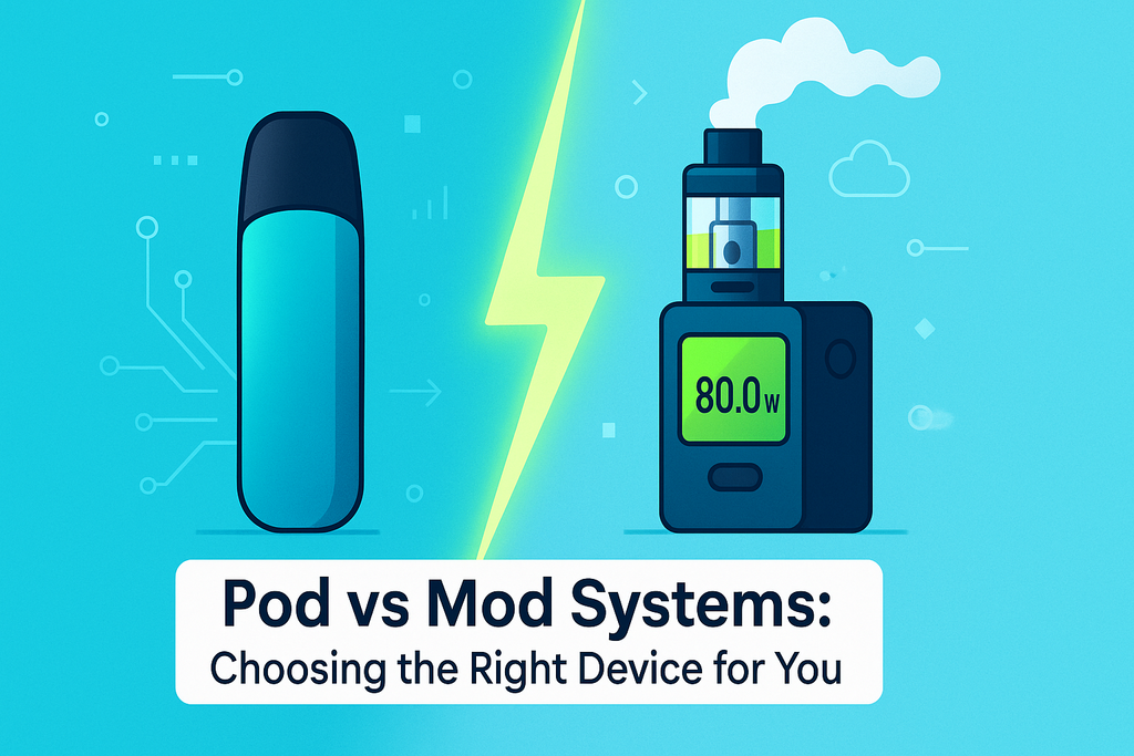 Pod vs Mod Vape UK Guide 2025 – Choose the Right Device at Vape Vapers Preston