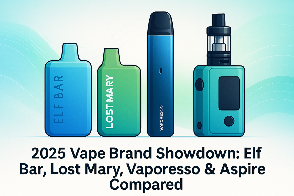 2025 Vape Brand Showdown: Elf Bar, Lost Mary, Vaporesso & Aspire Compared